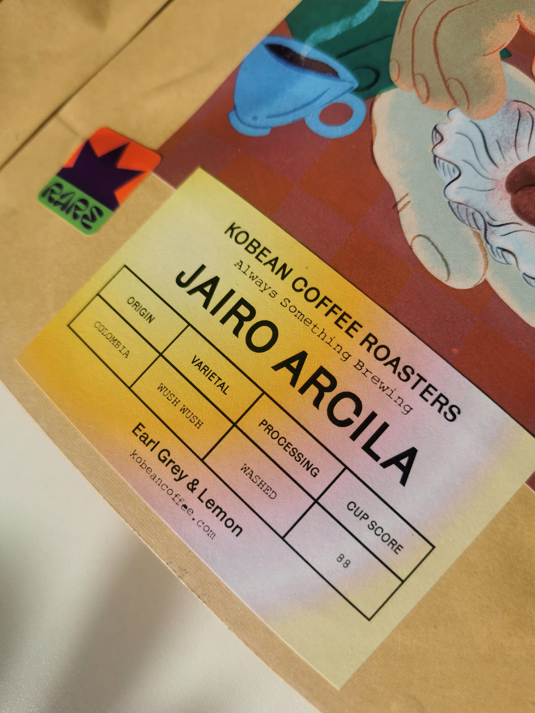 Jairo Arcila (Washed, WUSH-WUSH) SCA: 88