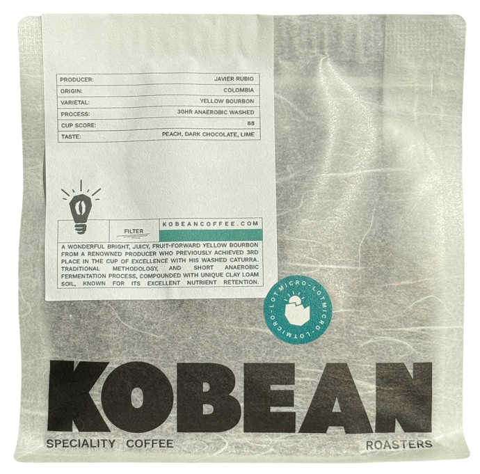 Javier Rubio - (30hr Anaerobic Washed, Yellow Bourbon) SCA:88