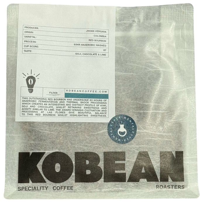 Jhoan Vergara - (60hr Anaerobic Washed, Red Bourbon) SCA: 87