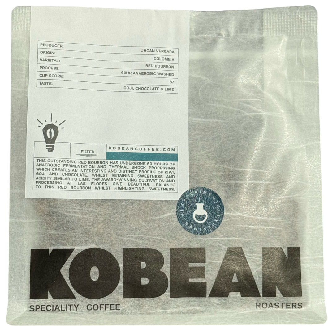 Jhoan Vergara - (60hr Anaerobic Washed, Red Bourbon) SCA: 87